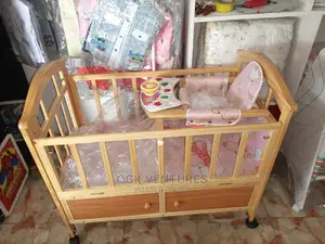 Baby's Wooden Cot