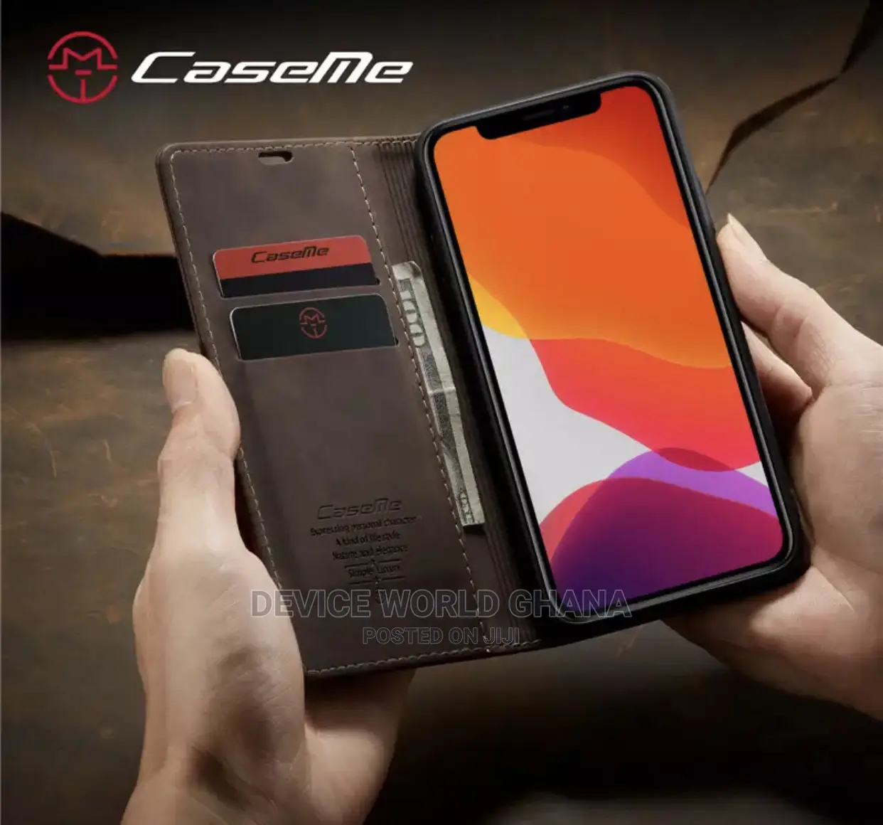 Caseme Leather Flip Case for iPhone 13promax 13 12promax 12p