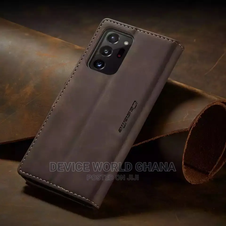 Caseme Leather Flip Case 4 Samsung S20+ S20 Note20 Note20+