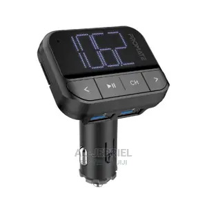 Promate in-Car Fm Transmitter With Dual Usb Ports