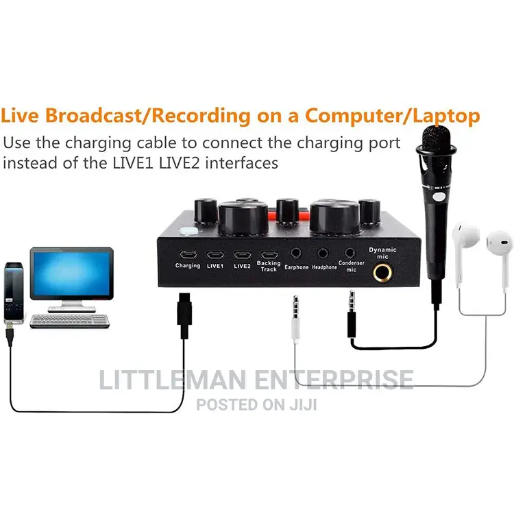 V8 Sound Card Mixer