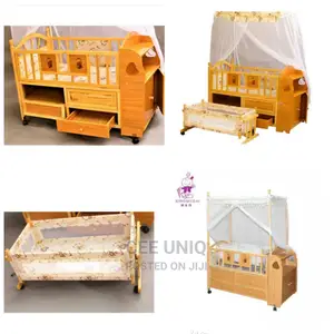 2 in 1 Wooden Cot