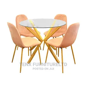Dining Set 4 Seater (Velvet)