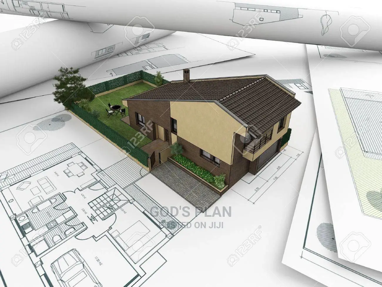 Architectural and Structural Designs ( House Plan)