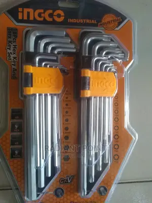 Ingco 18pcs Hex Key and Torx Key Set