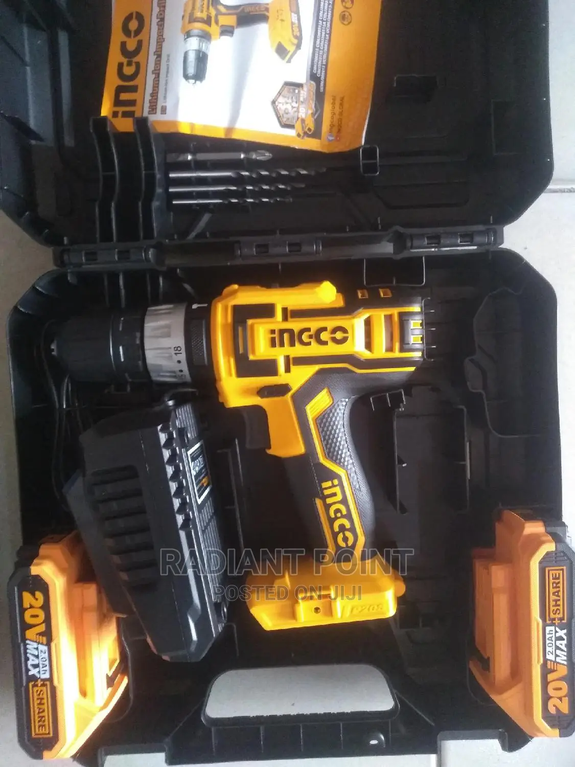 New Ingco 20v Impact Cordless Drill Power