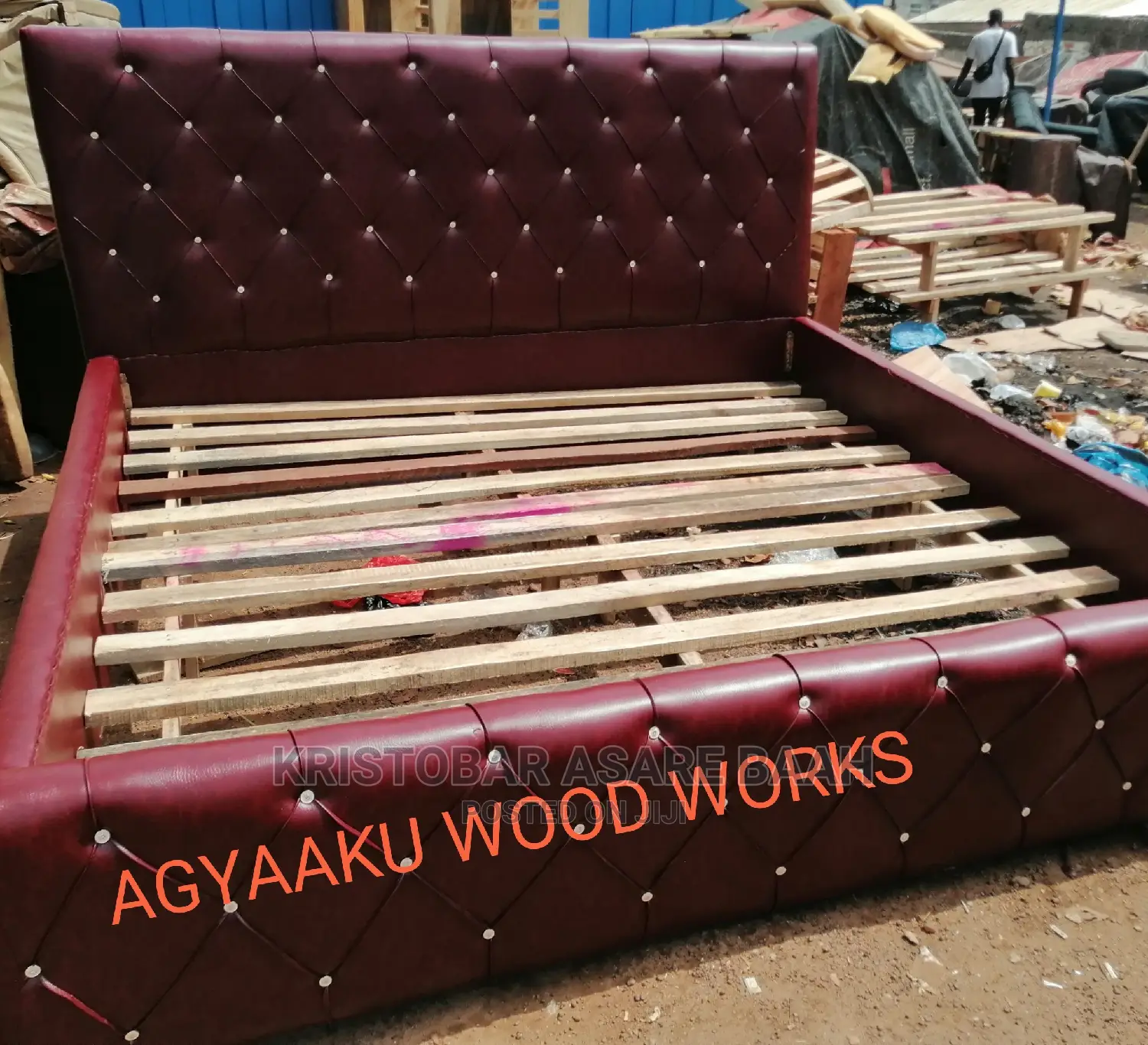 Quality One Leather Bed