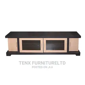 TV Cabinet With 2 Glass Doors