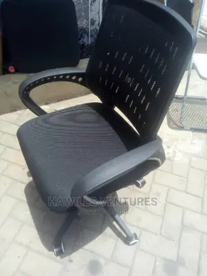 Black Paded Office Chair