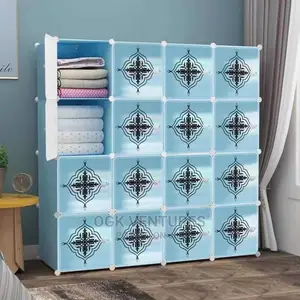 16 Cubes Plastic Wardrobe