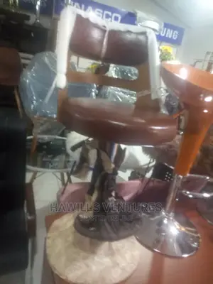 Wooden/ Leather Bar Stool
