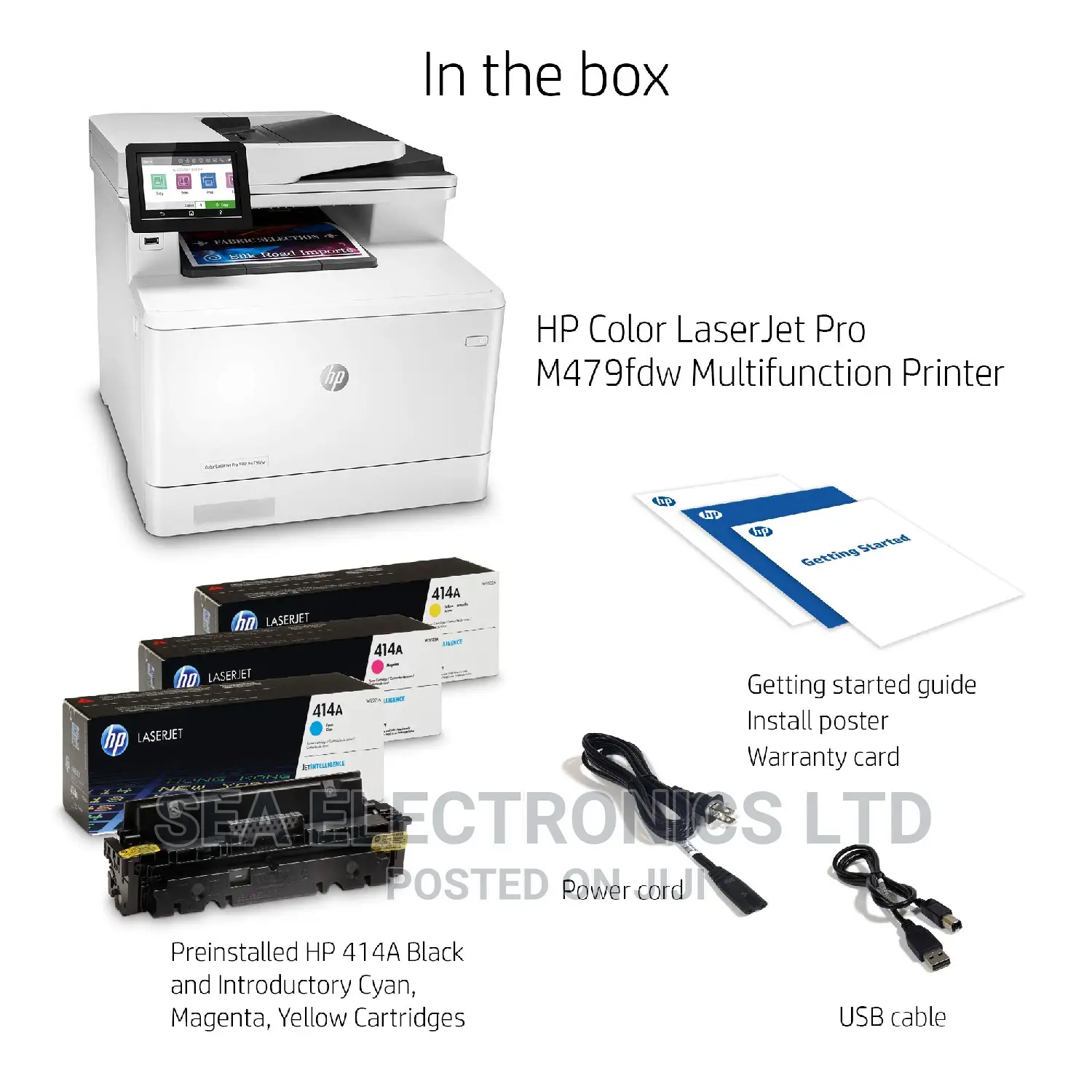 HP Color Laserjet Pro Multifunction M479fdw Wireless Laser