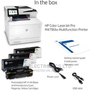 Brand New HP Laserjet Pro M479fdw Wireless Color Laser