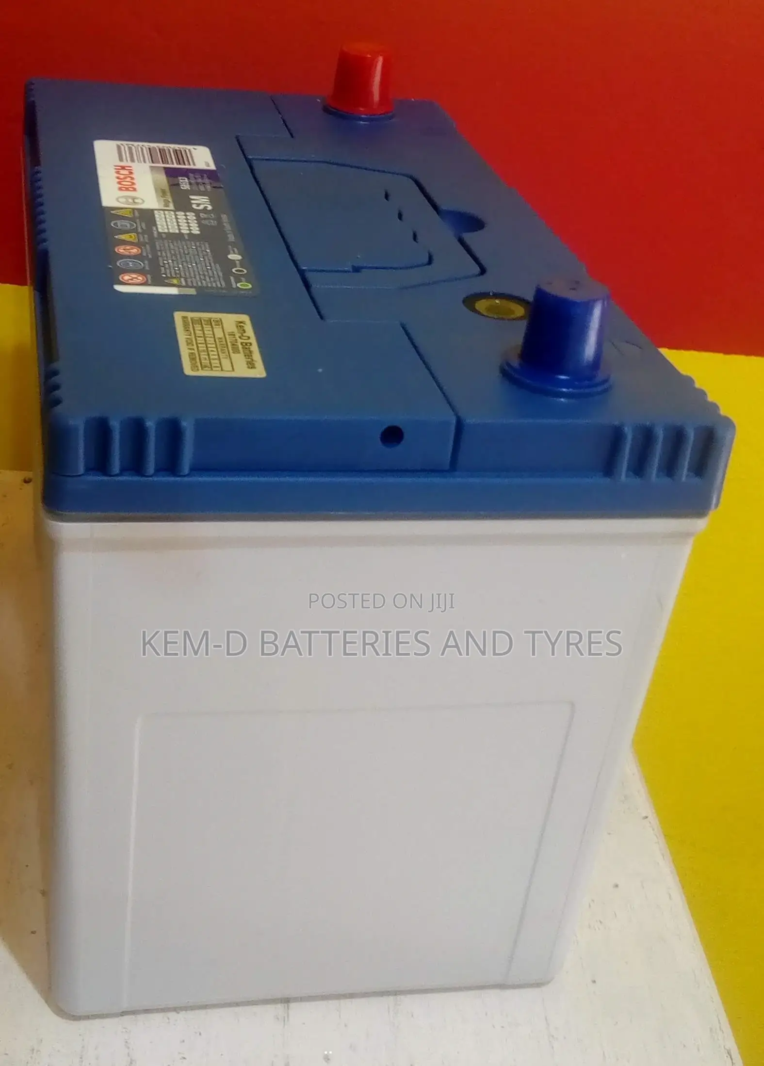 17 Plates Bosch Battery + Free Instant Delivery
