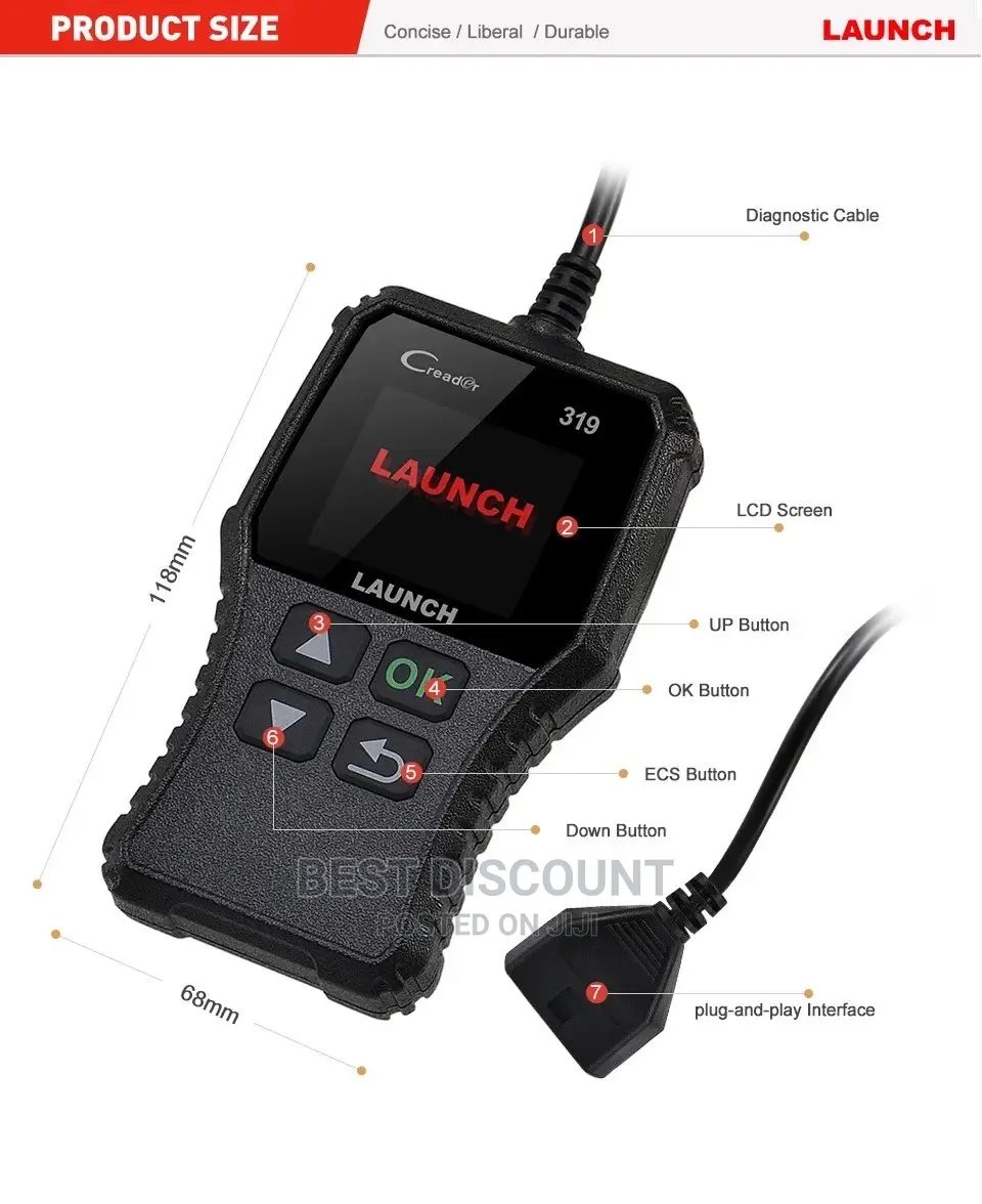 Original Launch Creader Cr319 Obd2