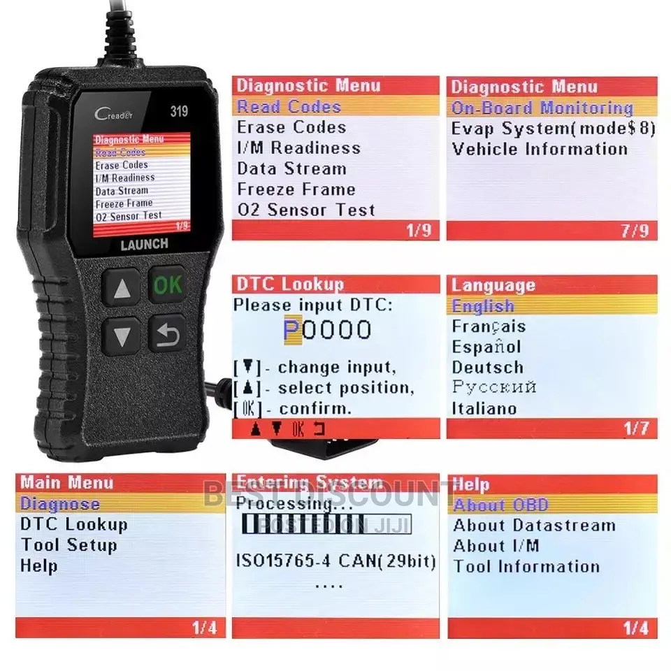 Original Launch Creader Cr319 Obd2