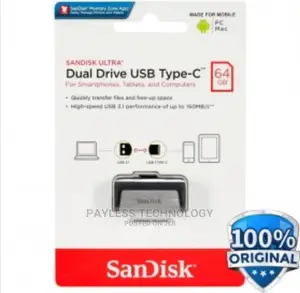Sandisk 64gb Dual Type C Pendrives