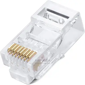 Rj45 Connectors Cat6 Crystal Head 100pcs