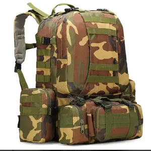 50L Tactical Backpack 4 In 1 Military Bags Army Backpack