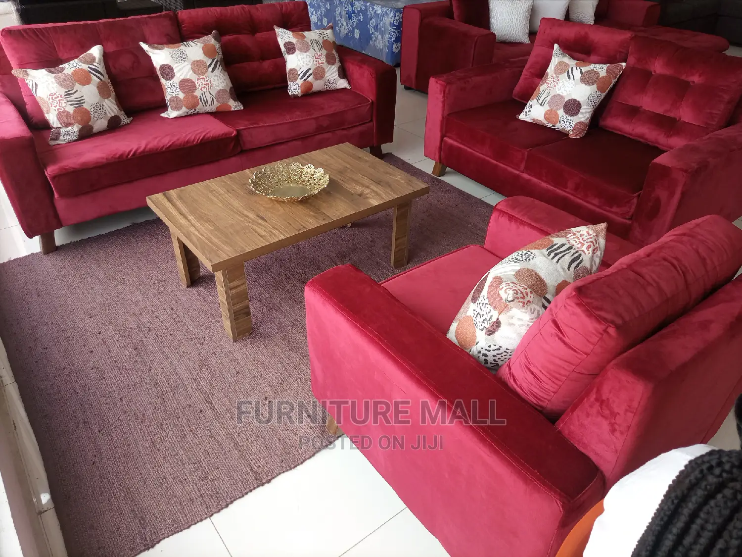 Sofa Set With Centre Table. Free Delivery 