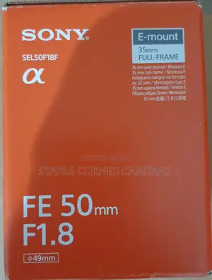 Sony FE 50MM F/1.8 Prime Lens