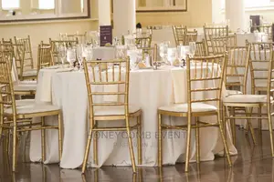 For Sale! Gold Chiavari Chairs Event Furnirture