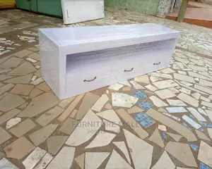 White TV Stand. Promotion