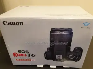 New Canon EOS T6 Digital Camera + 18-55mm Is Ii Lens