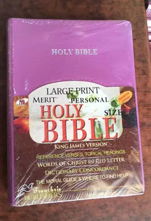 Holy Bible KJV Purple