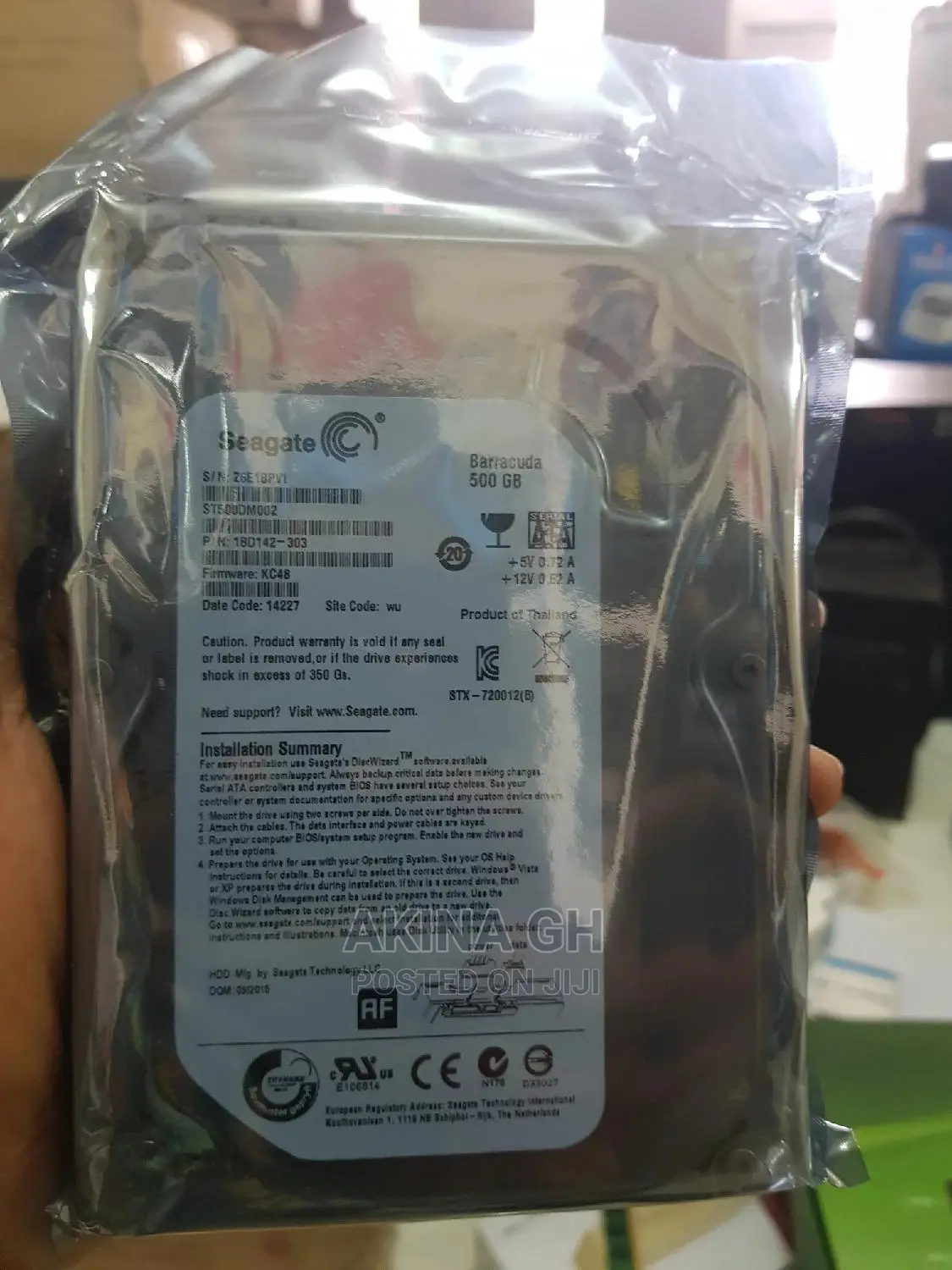 500gb Computer Harddrive