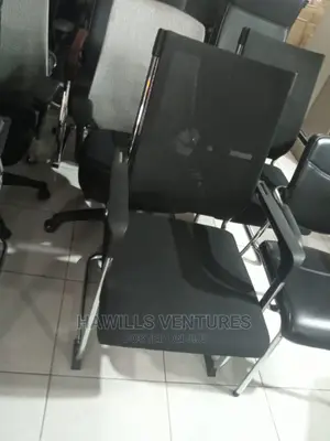 Black Padded Office Chair