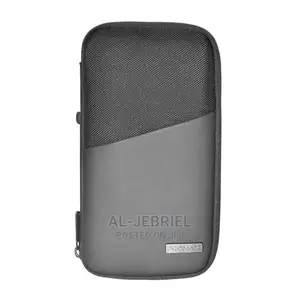 Promate Multi-Document Holder Leatherette Travel Pouch+Strap