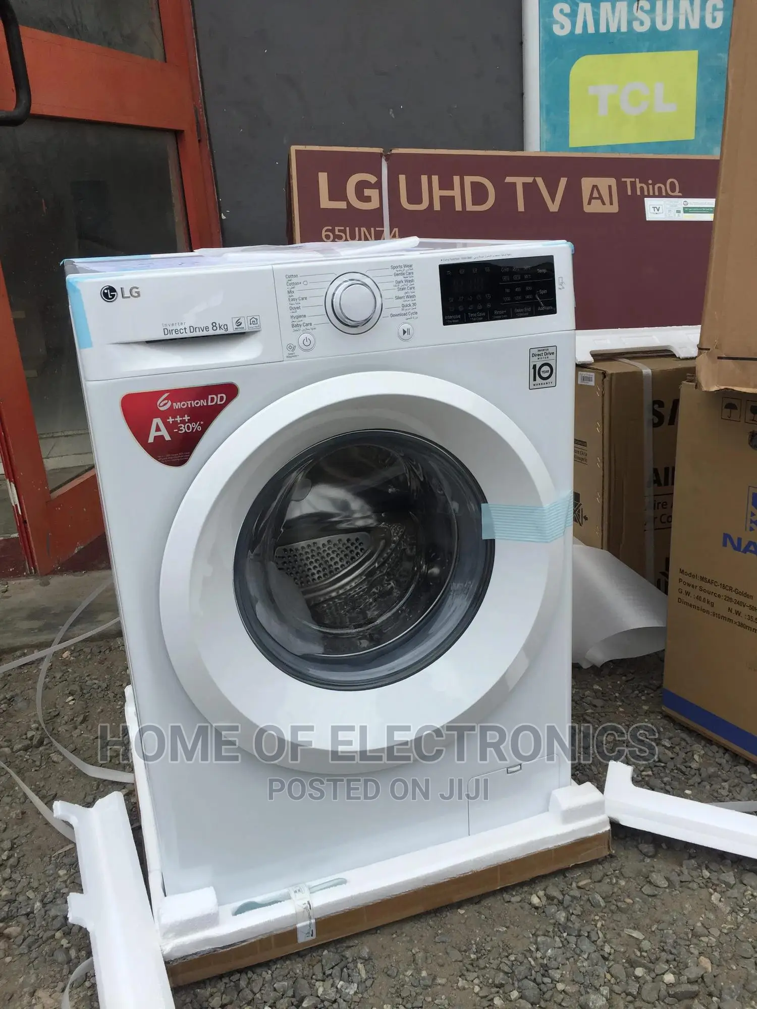 LG 8kg (F4j5tnp3w) Front Load Full Automatic Washing Machin