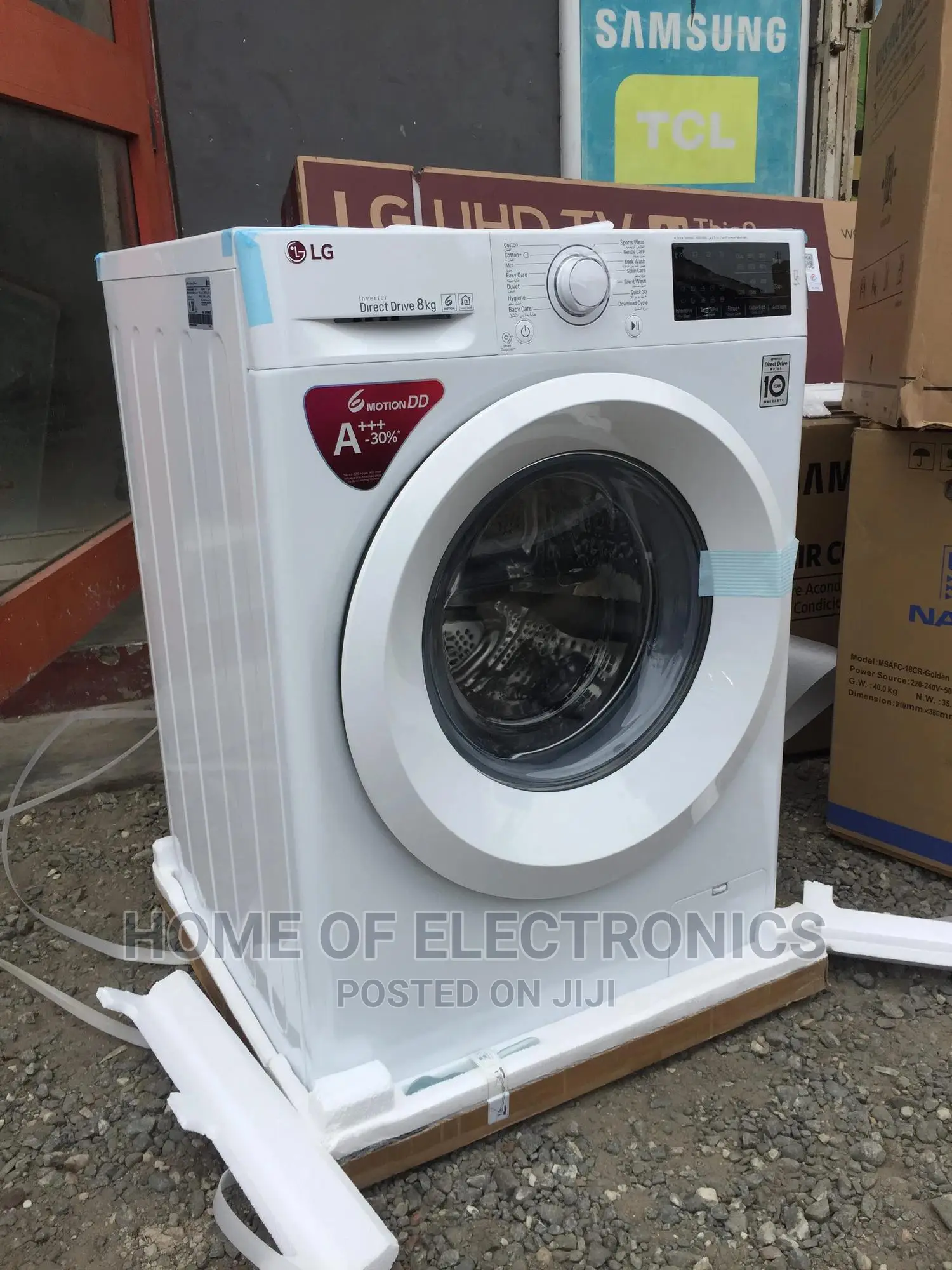 LG 8kg (F4j5tnp3w) Front Load Full Automatic Washing Machin