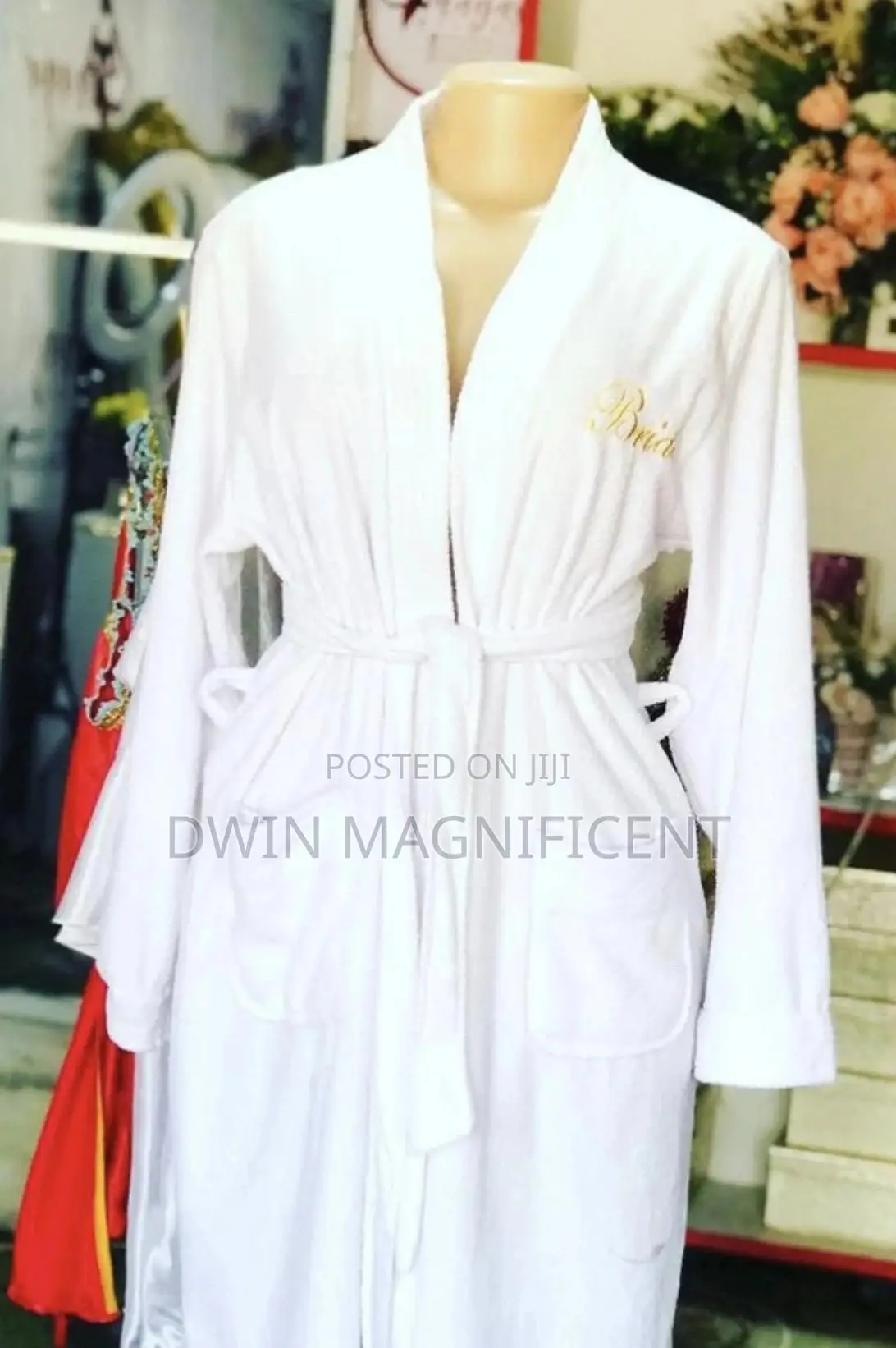 Towel Robe/ Morning Coat( Bridal Wear)