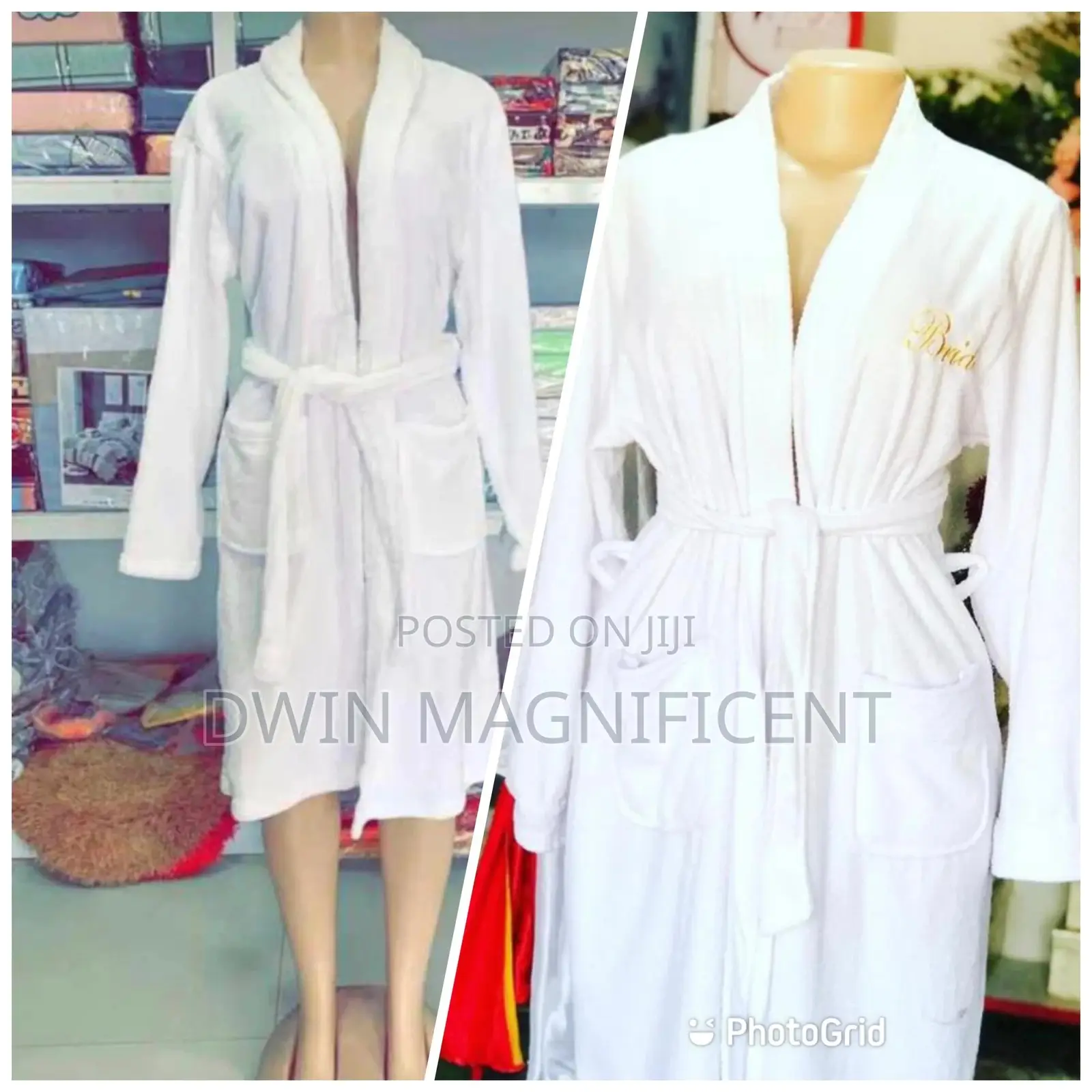 Towel Robe/ Morning Coat( Bridal Wear)