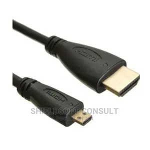 1.8m HDMI to Micro 1.4 High Speed Cable Lead Gold