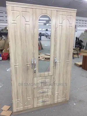 Three Doors Wardrobe With a Mirror (9453)