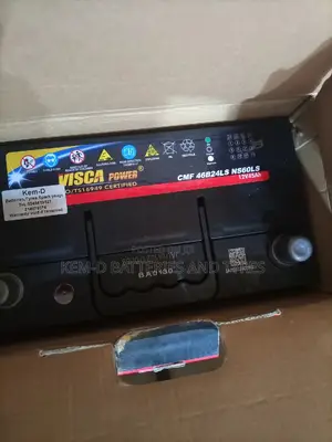 Visca Battery 13 Plates Slim Type + Dree Delivery