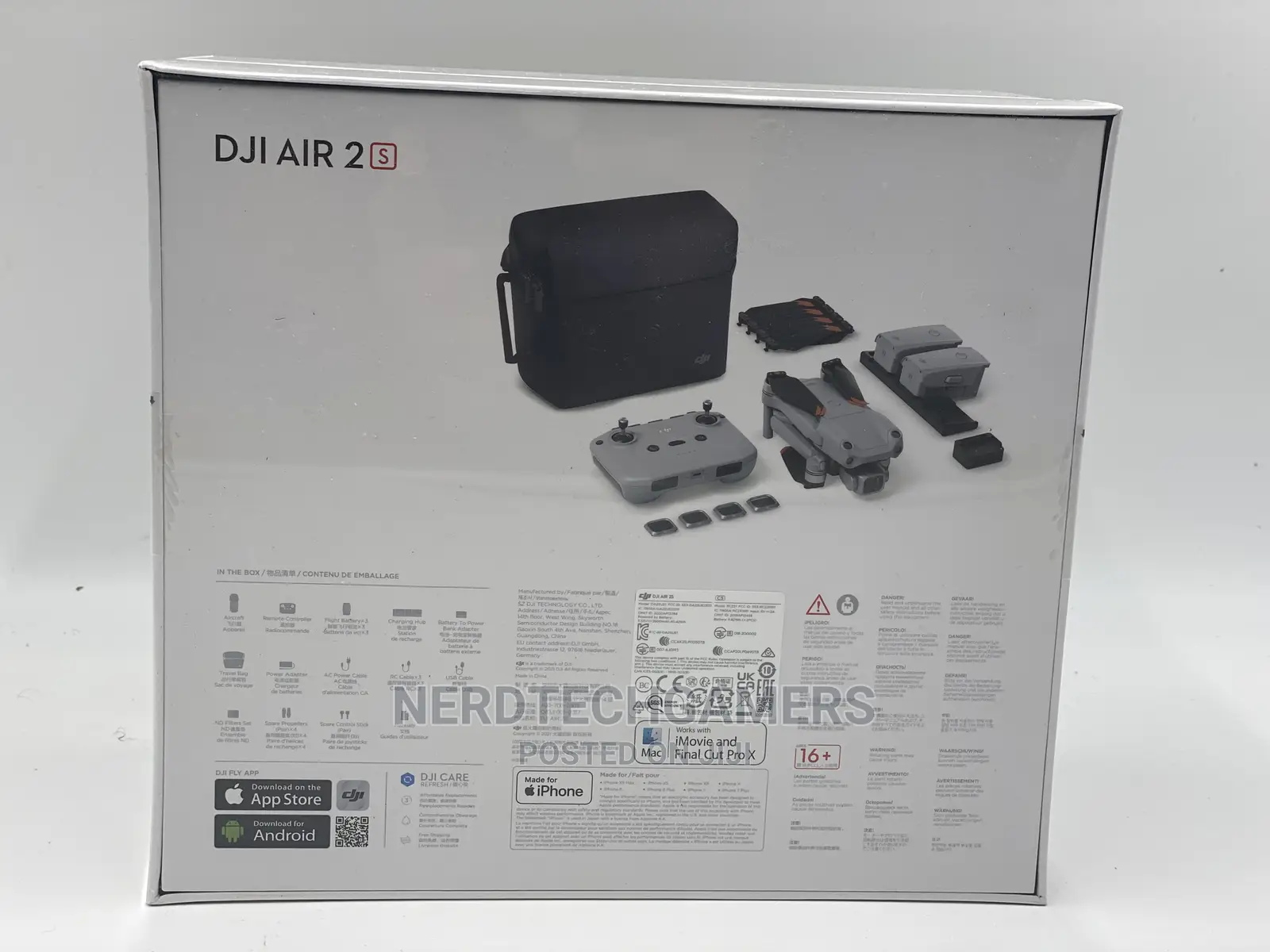 DJI Air 2S Fly More Combo - Drone With 3-Axis Gimbal Camera,