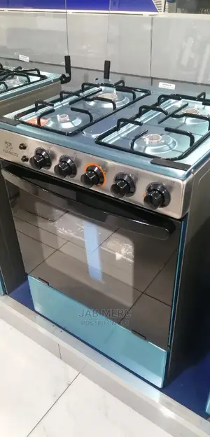 4 Burners Gas Cooker With Grill Automatic Oven Grill