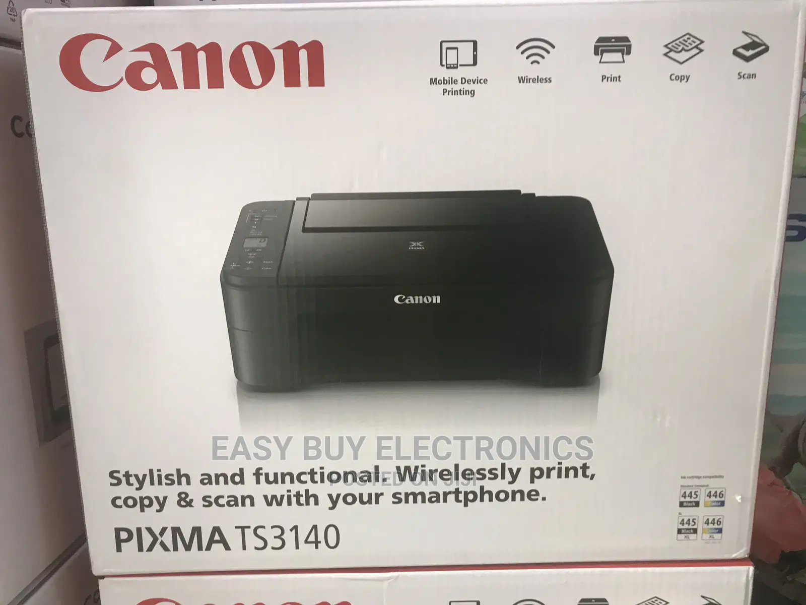 Canon Pixma Ts3140 Wireless Printer