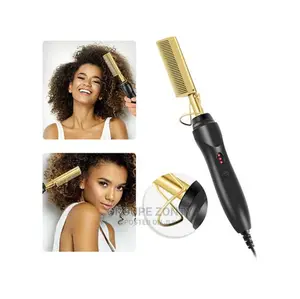 Hot Comb Electric Hair Straightner