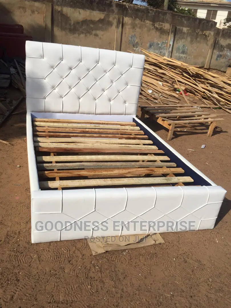Double White Bed