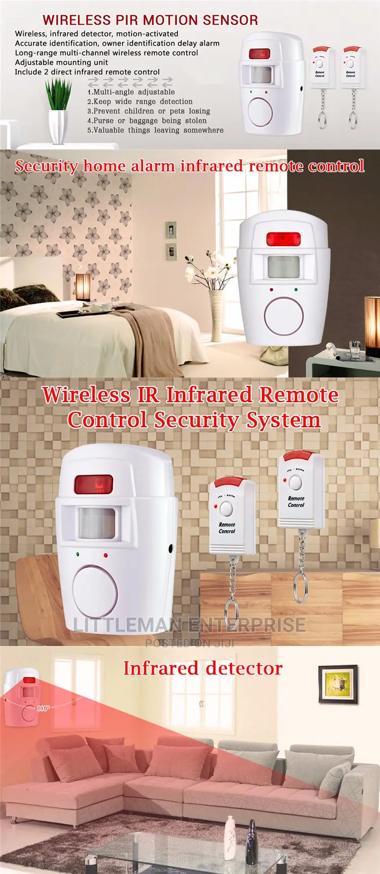 Motion Sensor Burglar Alarm