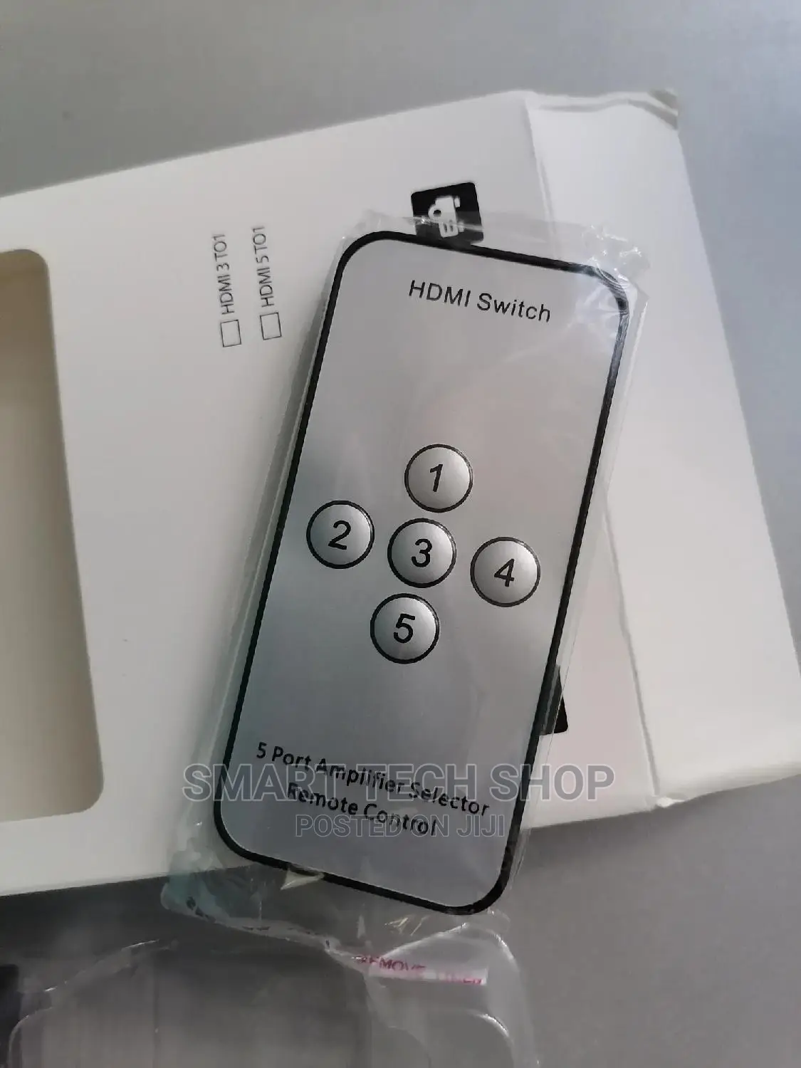 Hdmi Switch 5 to 1 Ultra HD With Remote Control