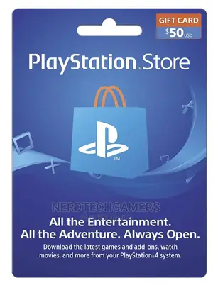 $50 Playstation Store Gift Card