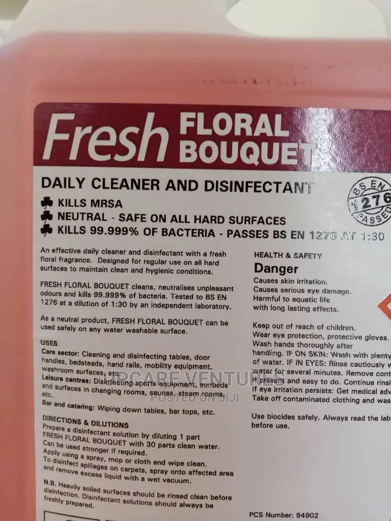 Daily Cleaner And Disinfectant Available
