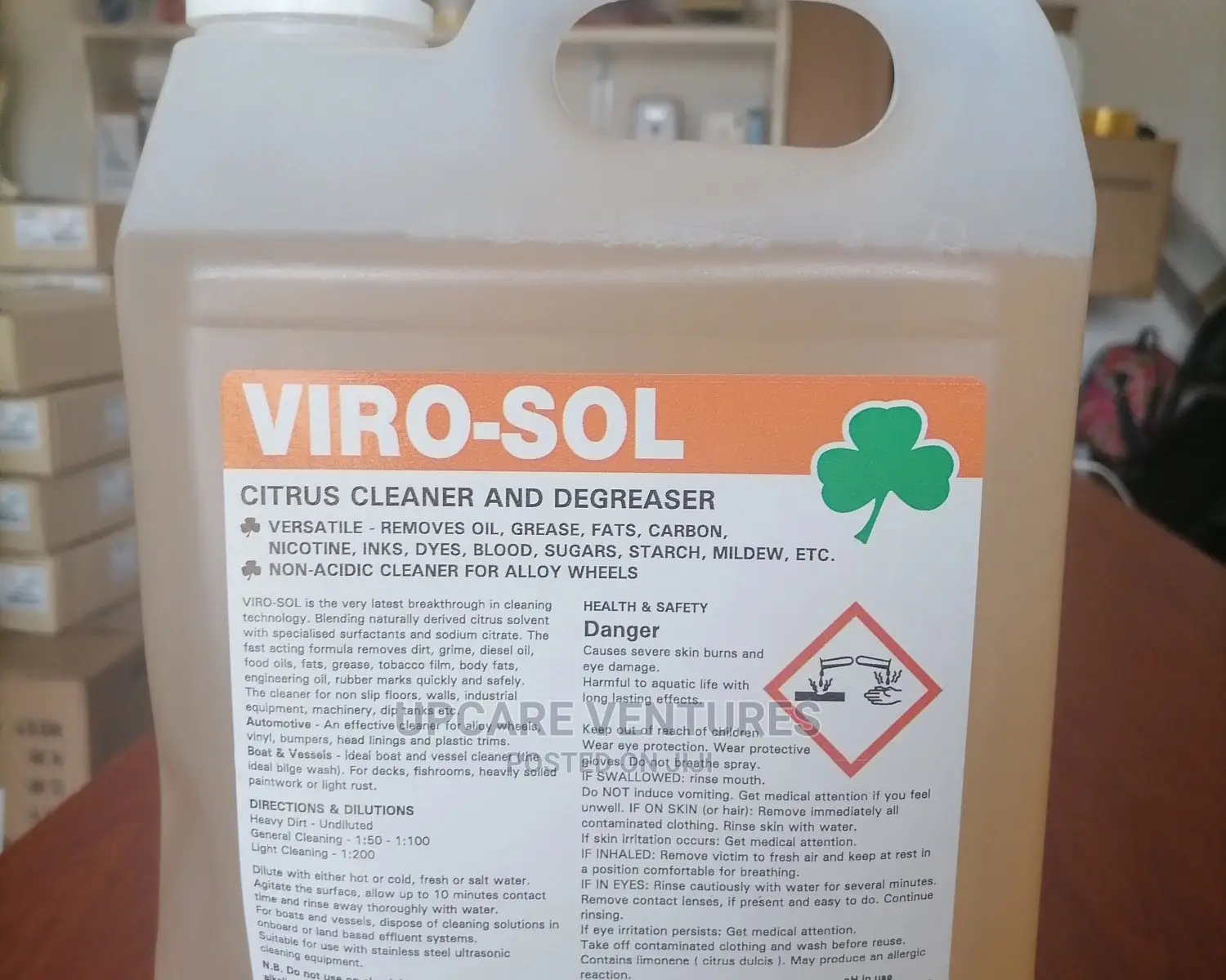 Viro-Sol Citrus Cleaner and Degreaser Available