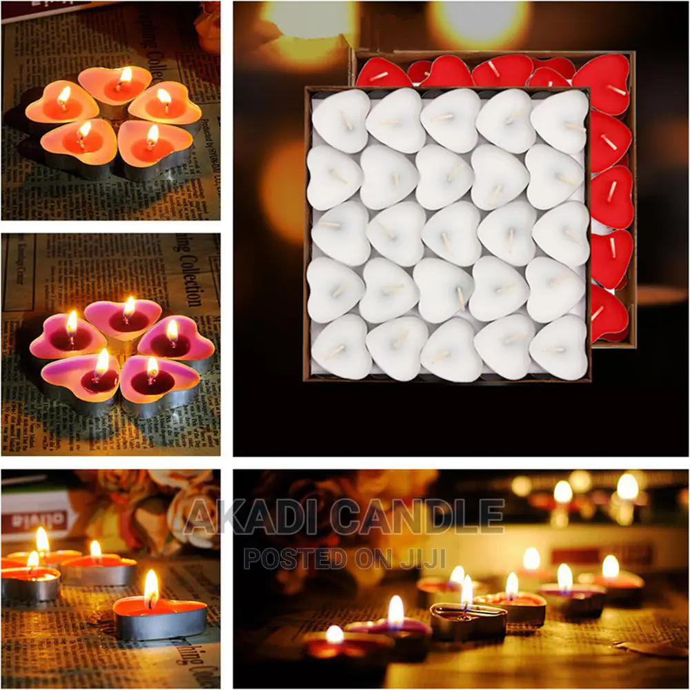 Love Tealight Candle 50pcs